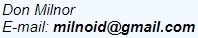 name and e-mail address